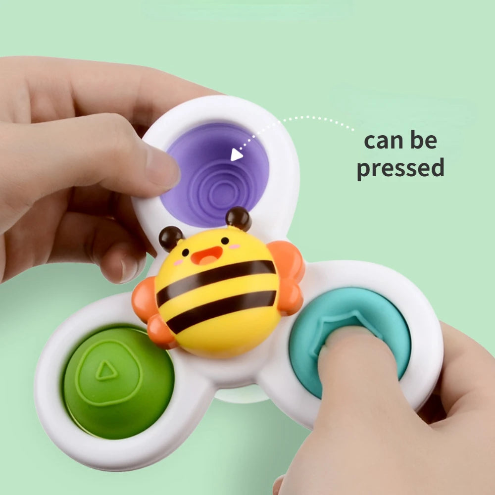 3PCS Suction Cup Spinner Toy