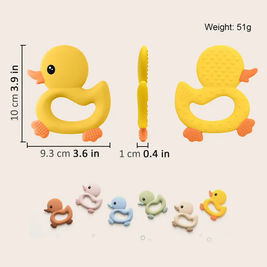 Cartoon Duck Teether