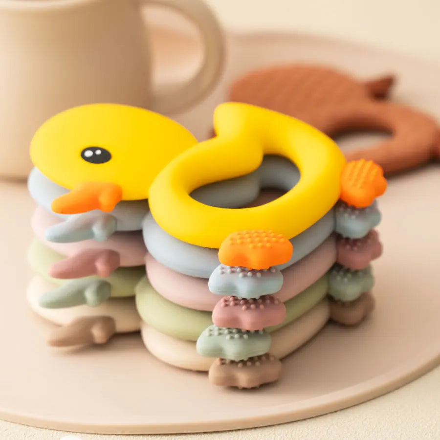 Cartoon Duck Teether