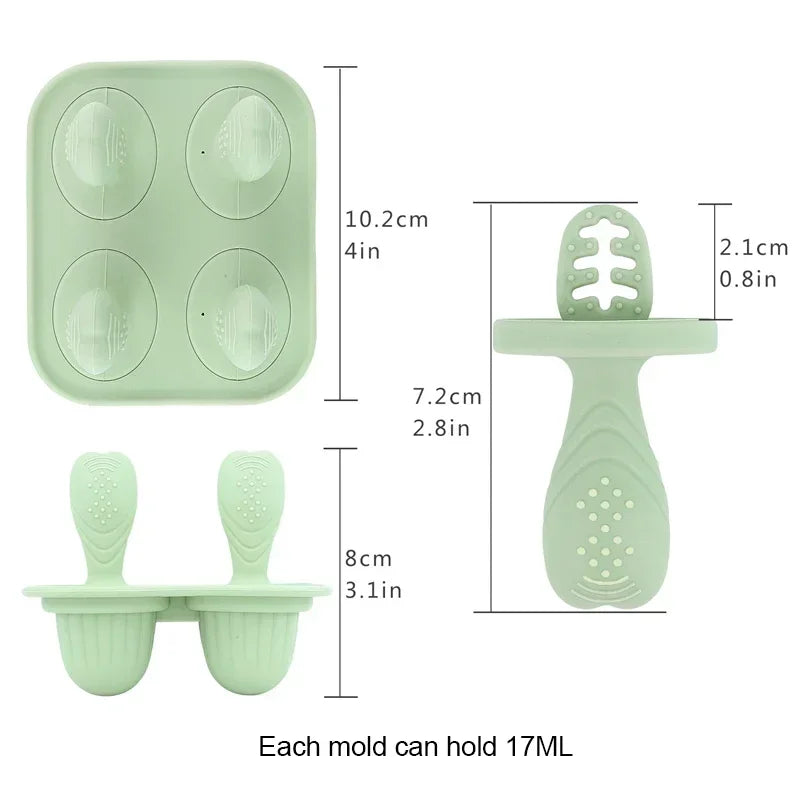 5PCS Baby Fruit and Vegetable Teether