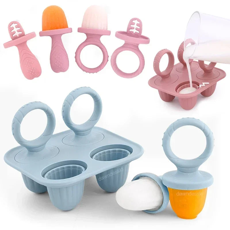 5PCS Baby Fruit and Vegetable Teether