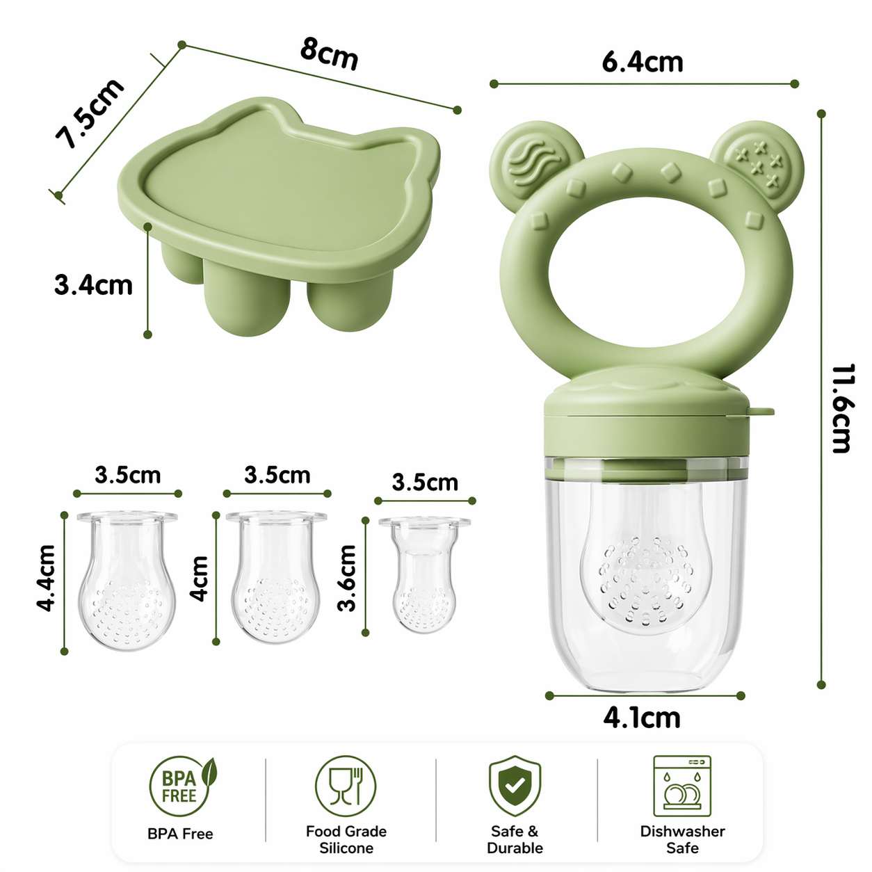 5pc fruit feeding set