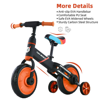 4-in-1 bike (Suitable for ages 3 - 5 years)