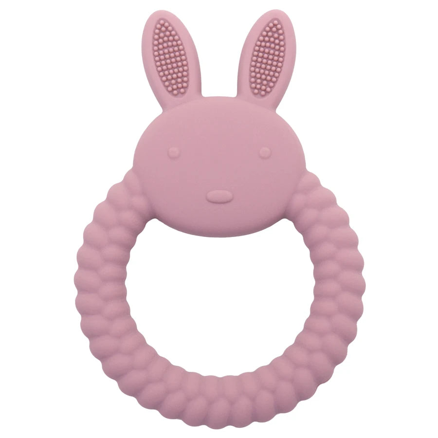 Cartoon Rabbit Ring Teether
