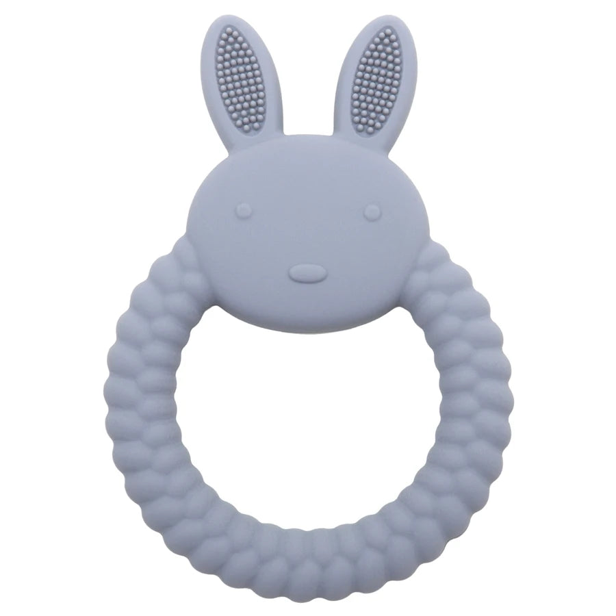 Cartoon Rabbit Ring Teether